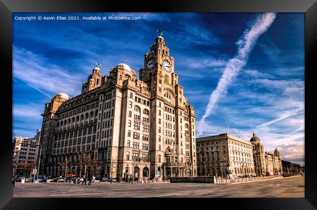 The Three Graces of Liverpool Framed Print by Kevin Elias