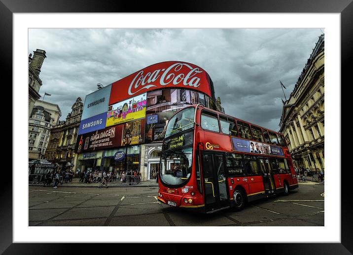 London Framed Mounted Print by Kevin Elias