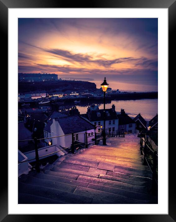 Whitby  Framed Mounted Print by Kevin Elias