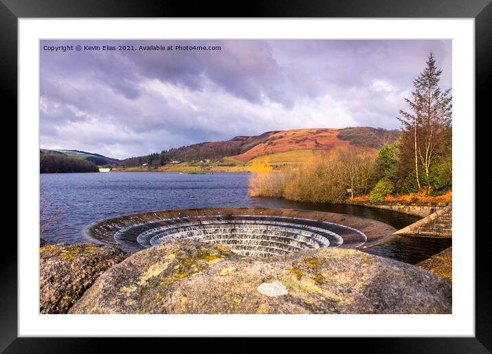 Ladybower Framed Mounted Print by Kevin Elias