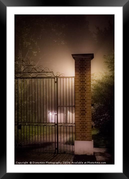 Gateway Framed Mounted Print by Distortion Photography