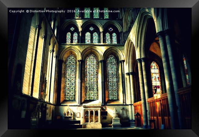 Cathedral Light Framed Print by Distortion Photography