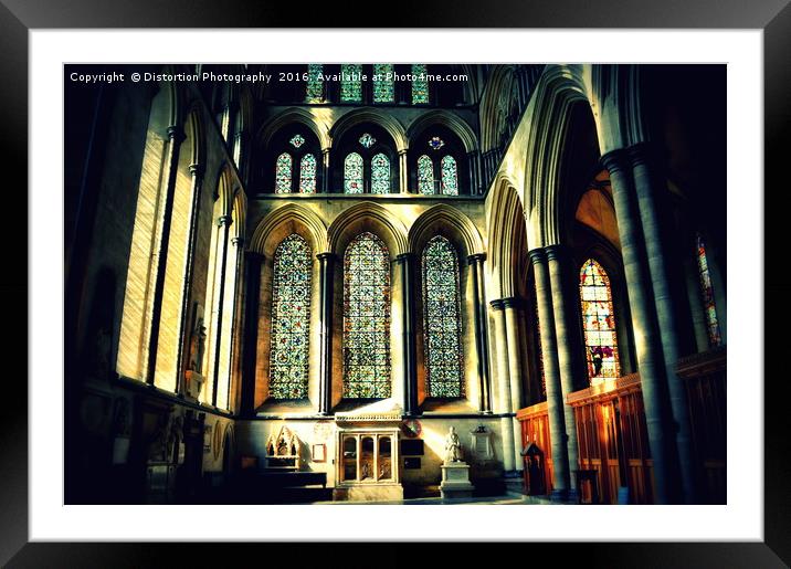 Cathedral Light Framed Mounted Print by Distortion Photography