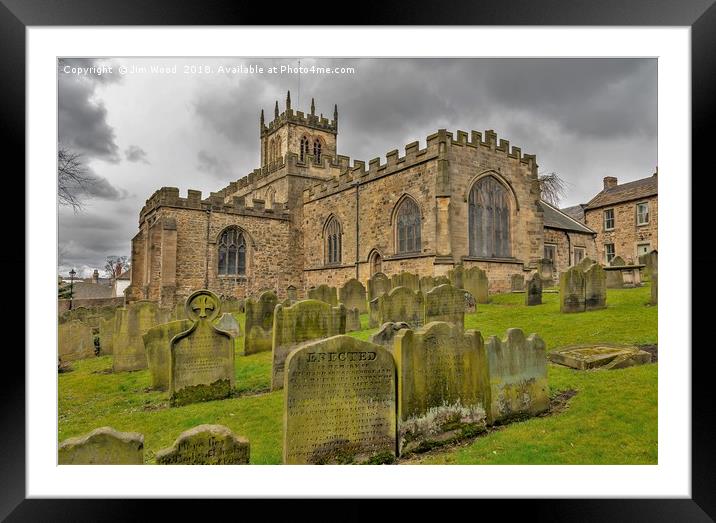 St Mary's Church Framed Mounted Print by Jim Wood