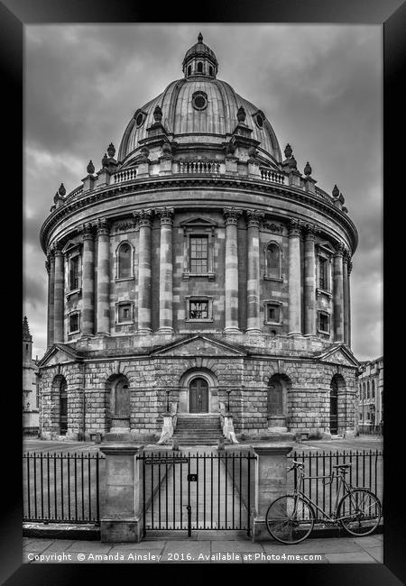 The Radcliffe Camera Oxford Framed Print by AMANDA AINSLEY