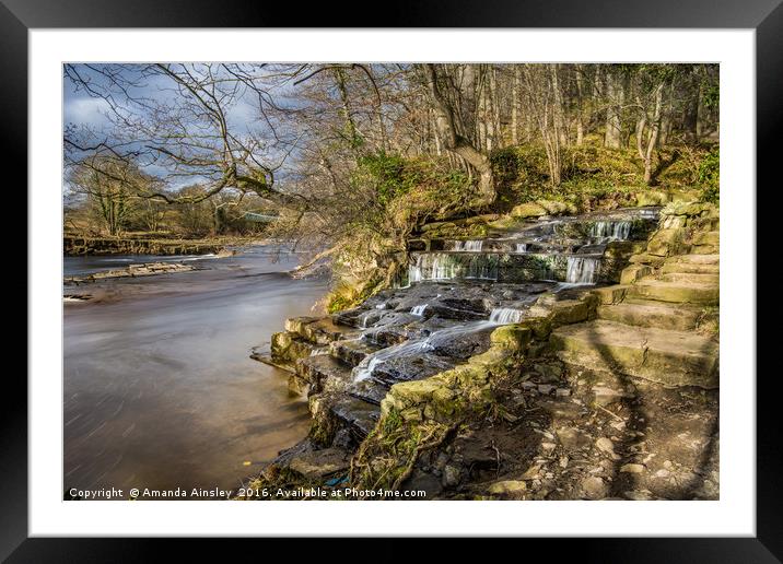 Fall into The Tees Framed Mounted Print by AMANDA AINSLEY