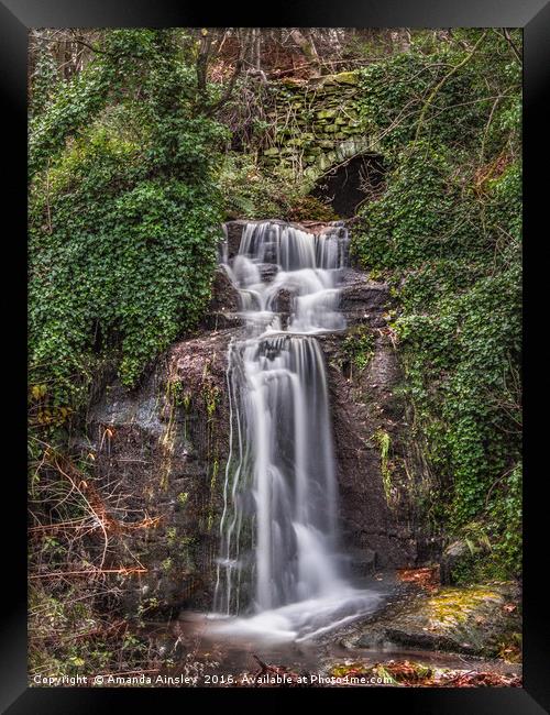The Enchanting Eggleston Waterfall Framed Print by AMANDA AINSLEY