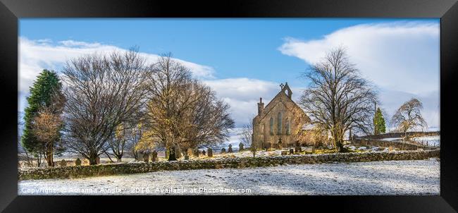 St James The Less Chapel Framed Print by AMANDA AINSLEY