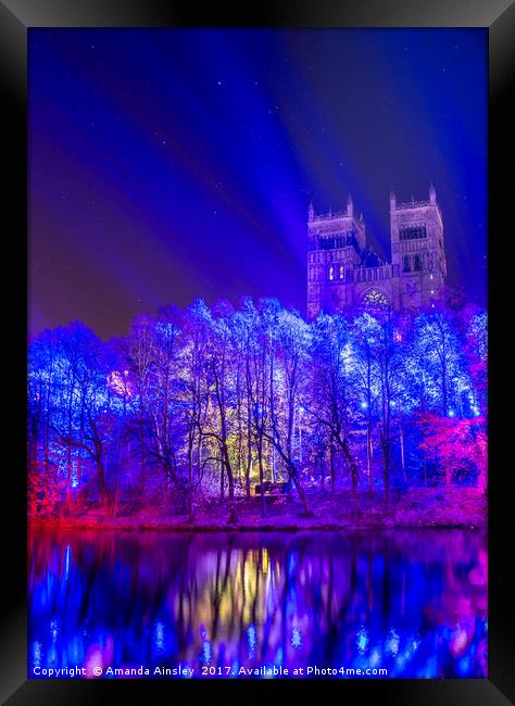 Durham Cathedral at Lumière Framed Print by AMANDA AINSLEY