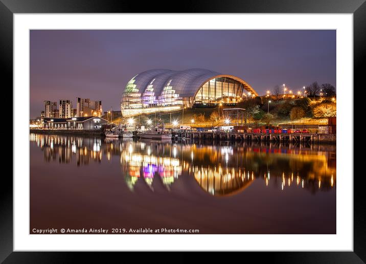 Magnificent Reflections of The Sage Framed Mounted Print by AMANDA AINSLEY