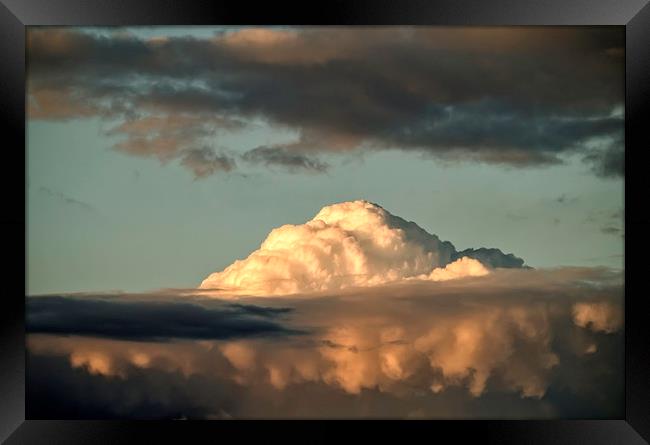 Clouds over Shoreham Framed Print by Keith Harris