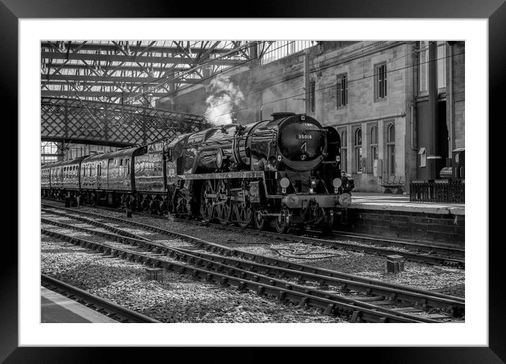 The Cumbrian Mountain Express Framed Mounted Print by Charles Little