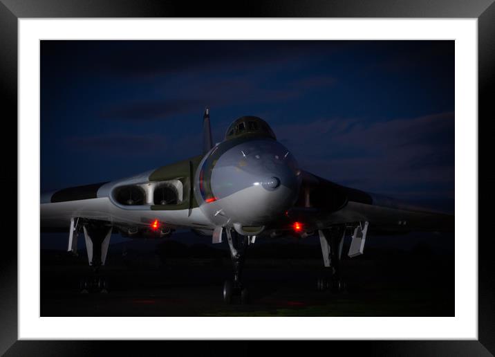 Avro Vulcan Framed Mounted Print by Charles Little