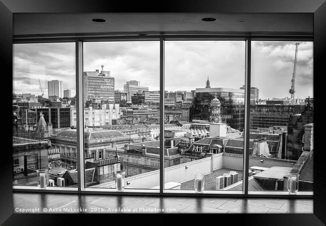 View From The Window Framed Print by Anne McLuckie