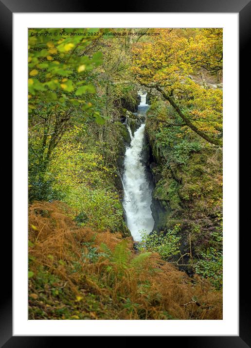 Aira Force Lake District Cumbria Framed Mounted Print by Nick Jenkins