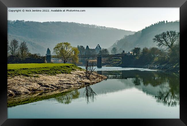 The River Wye at Tintern  Framed Print by Nick Jenkins