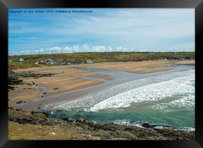 Whitesands Bay Pembrokeshire Coast National Park Framed Print by Nick Jenkins