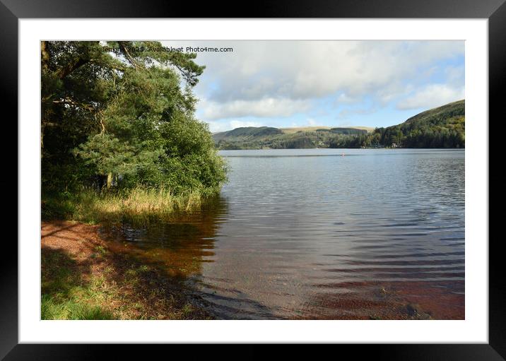 Pontsticill Reservoir Central Brecon Beacons Powys  Framed Mounted Print by Nick Jenkins
