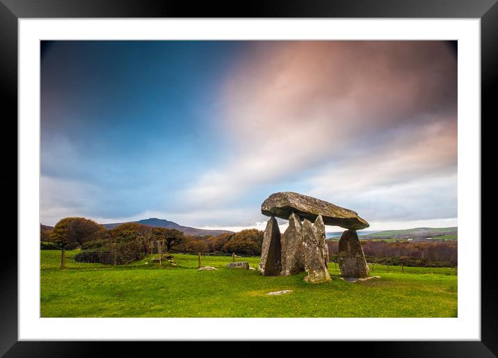 Pentre Ifan Burial Chamber Preselis  Pembrokeshire Framed Mounted Print by Nick Jenkins