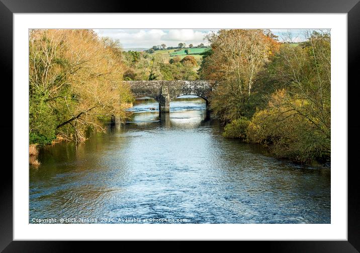 Canal Aqueduct at Brynich Lock Brecon Beacons Framed Mounted Print by Nick Jenkins