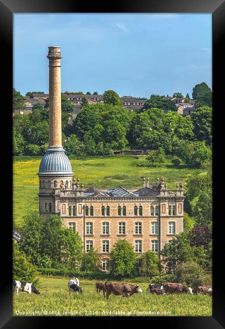 Bliss Tweed Mill Chipping Norton in the Cotswolds Framed Print by Nick Jenkins