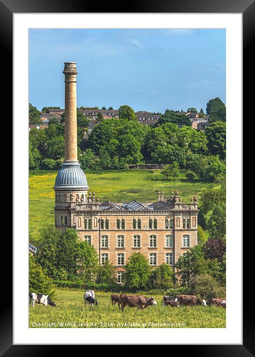Bliss Tweed Mill Chipping Norton in the Cotswolds Framed Mounted Print by Nick Jenkins