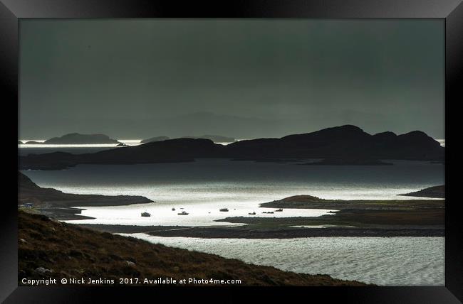 The Summer Isles from Coigach North West Scotland Framed Print by Nick Jenkins