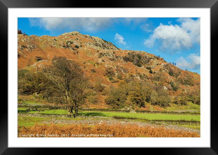 The Tilberthwaite Valley Lake District Cumbria Framed Mounted Print by Nick Jenkins