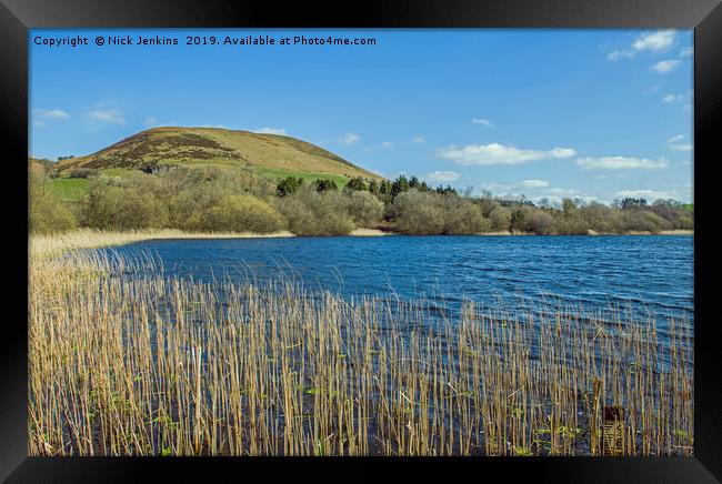 Llanbwchllyn Lake Radnorshire Powys Framed Print by Nick Jenkins