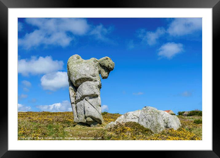 The Nag's Head on St Agnes Island Scillies Framed Mounted Print by Nick Jenkins