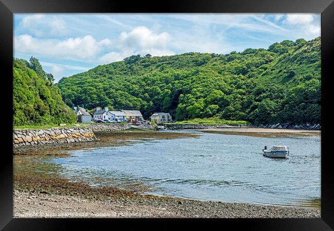 Solva on the Pembrokeshire Coast West Wales Framed Print by Nick Jenkins