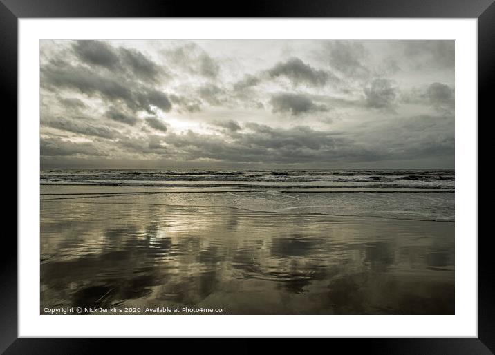 Dunraven Bay Glamorgan Heritage Coast South Wales  Framed Mounted Print by Nick Jenkins