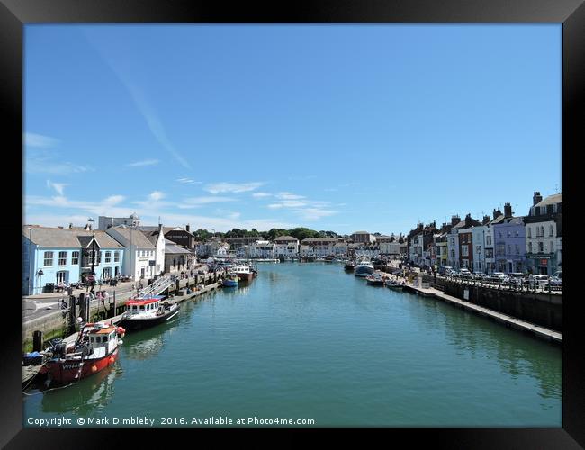 Beautiful Weymouth Harbour Framed Print by Mark Dimbleby