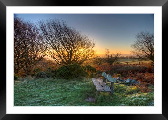 The Winter Sunrise Framed Mounted Print by Eric Pearce AWPF