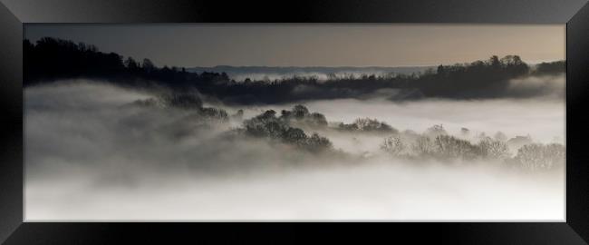Misty Valley Framed Print by Eric Pearce AWPF