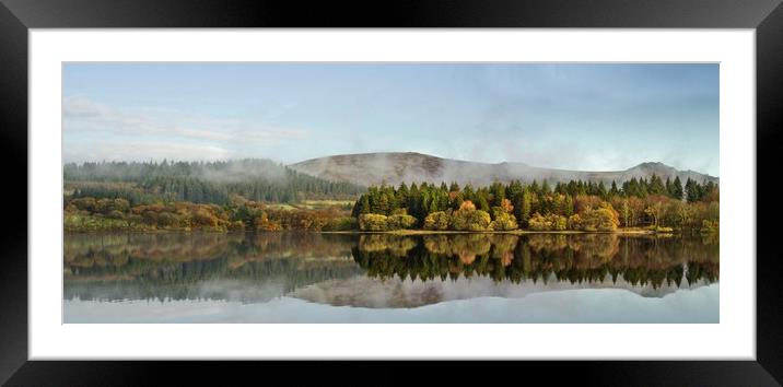 Autumn reflections  Framed Mounted Print by Paul Fine