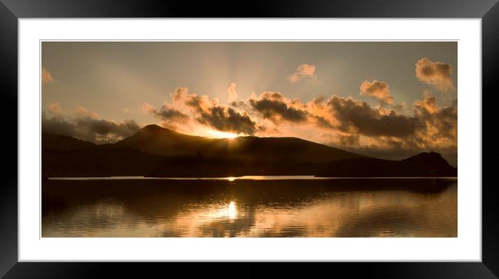 Snowdonia sunrise  Framed Mounted Print by Paul Fine