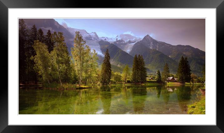 Chamonix  Framed Mounted Print by Paul Fine