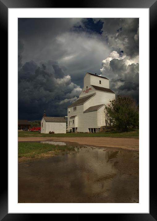 Storm elevator  Framed Mounted Print by Paul Fine