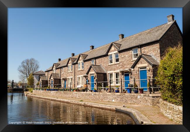 Brecon Canal Basin Framed Print by Heidi Stewart