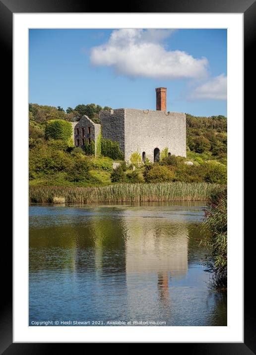 Aberthaw Lime Works Framed Mounted Print by Heidi Stewart