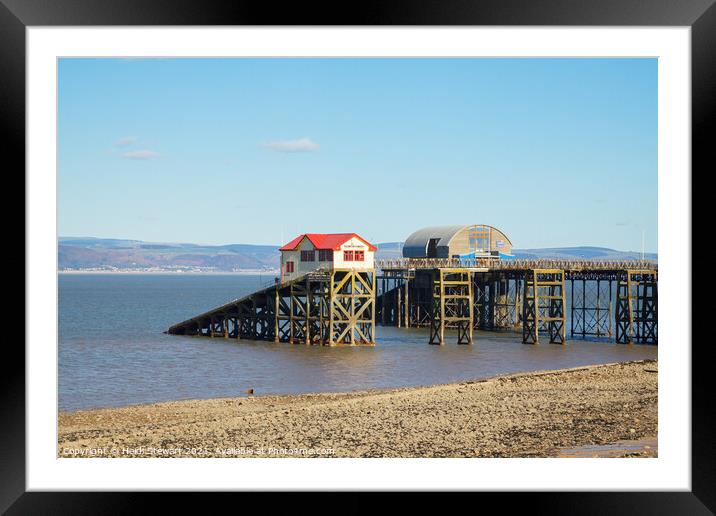 Mumbles Lifeboat Stations Framed Mounted Print by Heidi Stewart