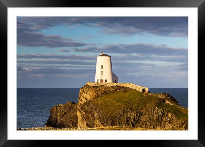 Tŵr Mawr Lighthouse Anglesey Framed Mounted Print by Heidi Stewart