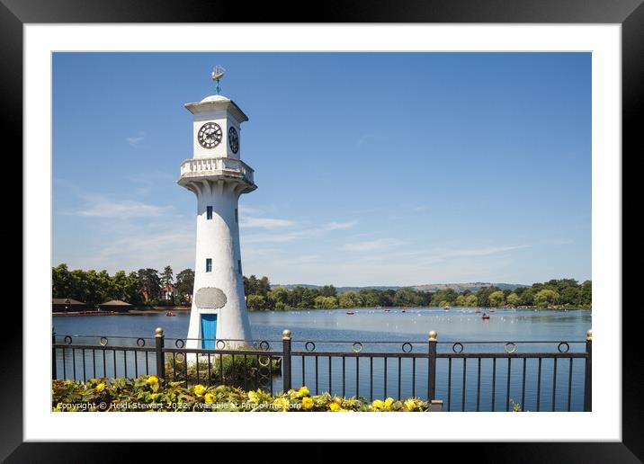 The Scott Memorial at Roath Park in Cardiff, South Framed Mounted Print by Heidi Stewart