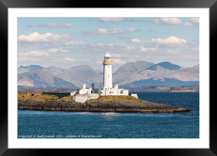 Lismore Lighthouse Framed Mounted Print by Heidi Stewart