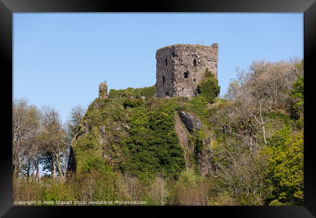 Dunollie Castle, Oban Framed Print by Heidi Stewart