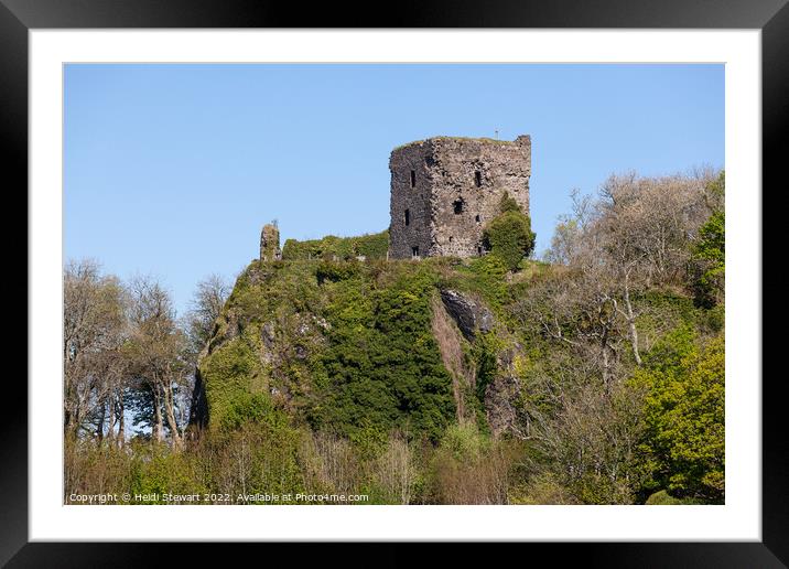 Dunollie Castle, Oban Framed Mounted Print by Heidi Stewart