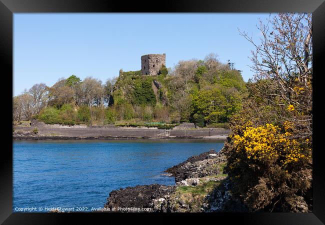 Dunollie Castle, Oban Framed Print by Heidi Stewart