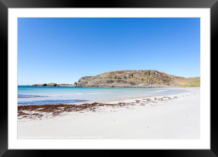 Kilvickeon Beach, Isle of Mull Framed Mounted Print by Heidi Stewart