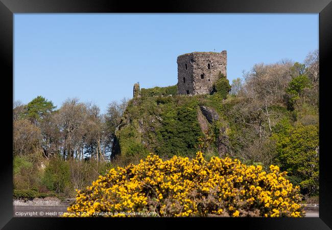 Dunollie Castle, Oban Framed Print by Heidi Stewart